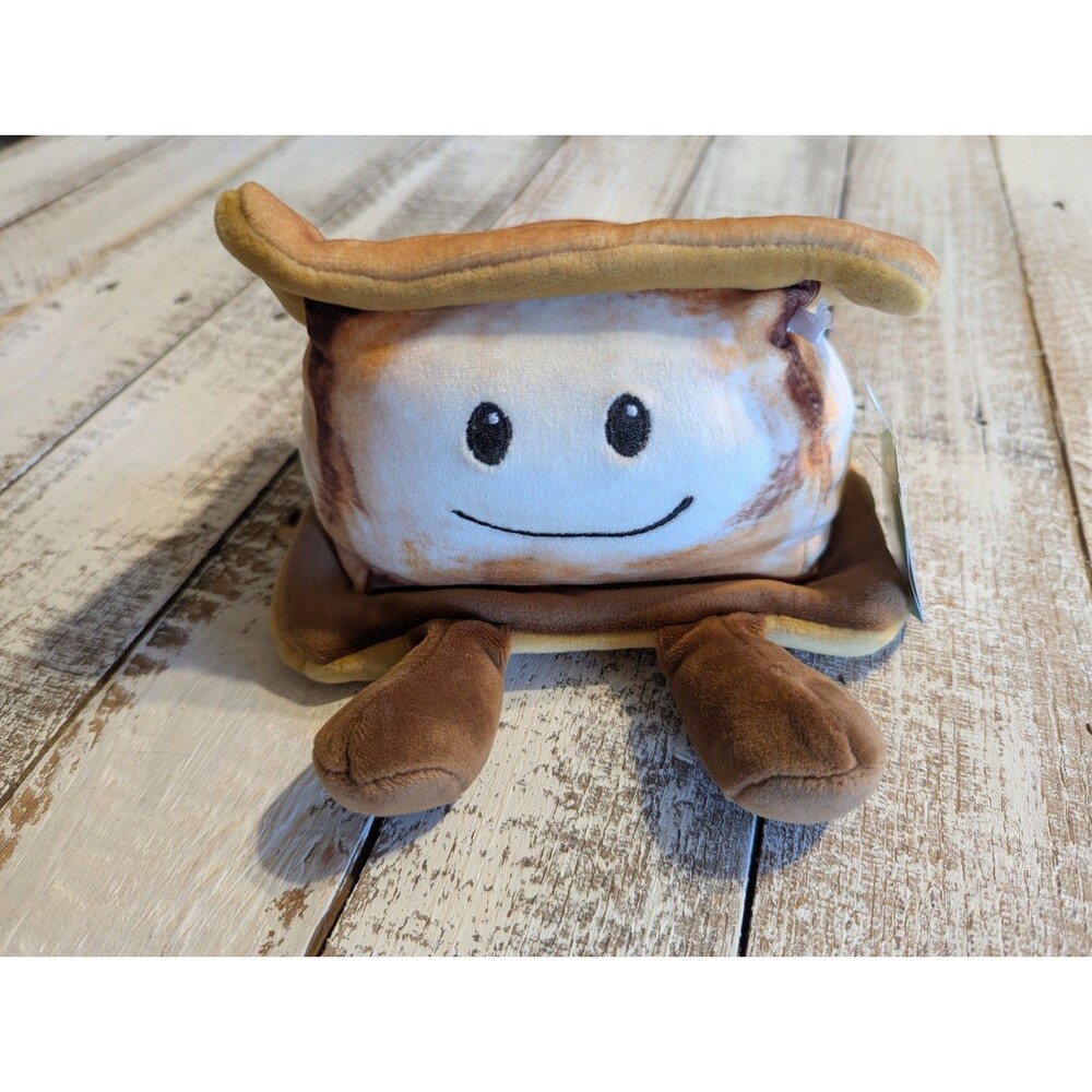 NWT Gigglescape Smores Toasted Marshmallow Plush Stuffed  Foodie Washable Small